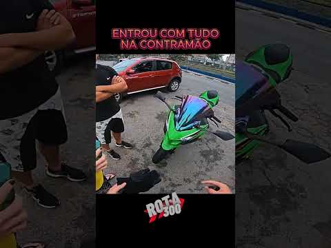ENTROU DE VEZ E DERRUBOU O MOTOCA #rota300 #shortsvideo #shortshorts #shorts #shortvideo #shortsfeed