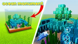 How to Make Mini ocean monument in This Minecraft