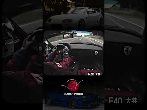 Who win betwen a F40 and a Supra ? #edit  #japanesecar #cars #drift#jdmedit  #automobile #jdmjapan