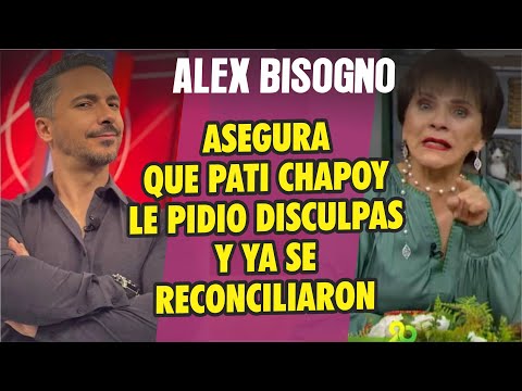 Alex Bisogno AFIRMA ya se reconcilio con Pati Chapoy y con su ex cuñada por el bien de Micaela