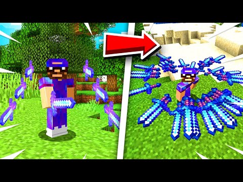 J'ai ajouté des ÉPÉES qui me protègent sur Minecraft !