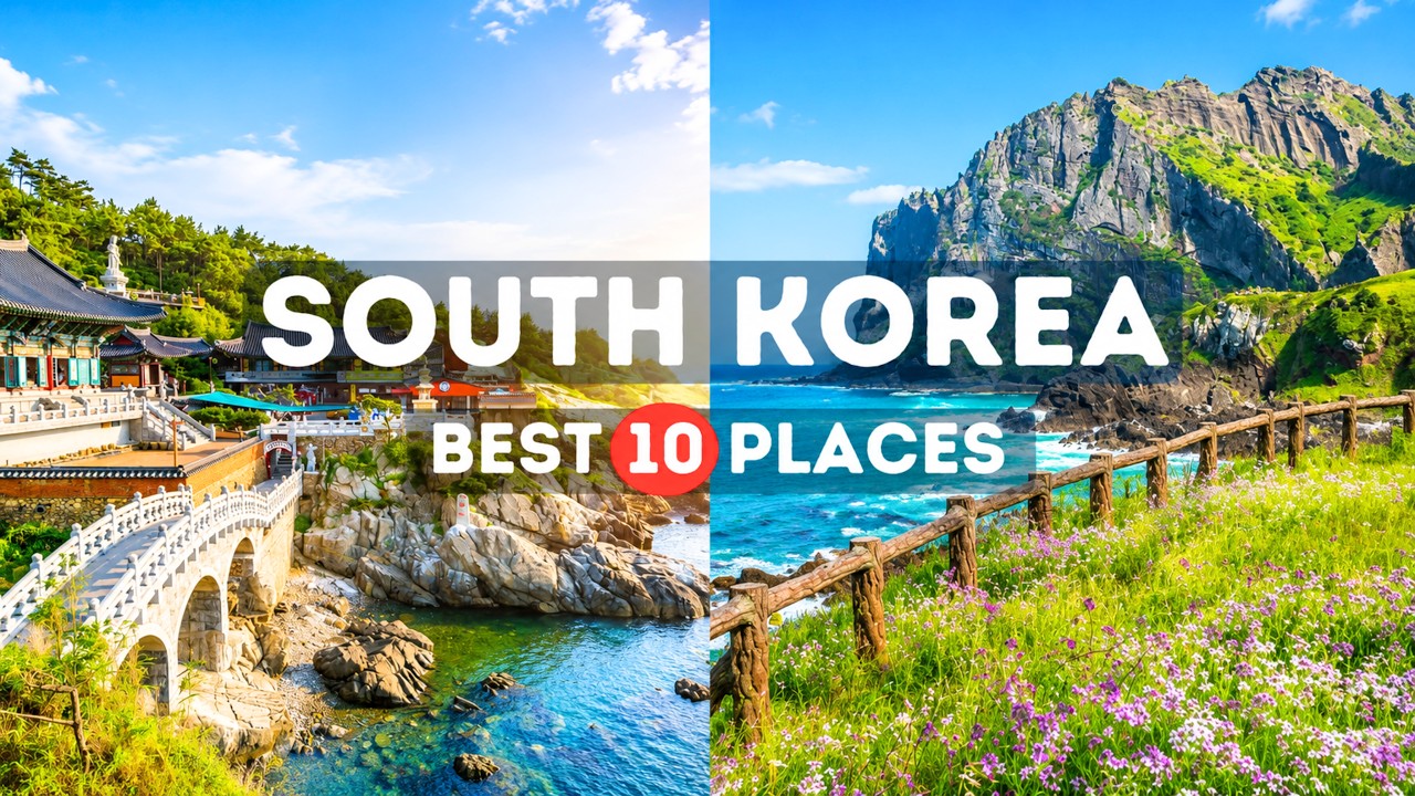 Amazing Places to visit in South Korea Best Places to Visit in South Korea - Travel Video