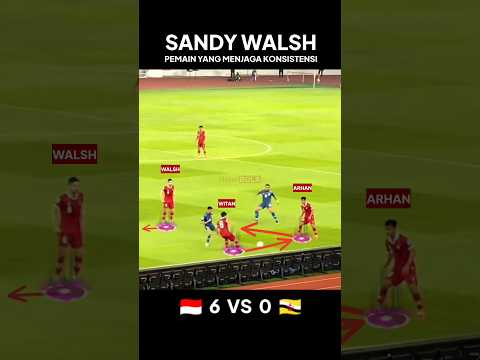ketika Sandy Walsh menjaga konsistensi walaupun debut gol di depan mata#shorts#timnasindonesia#walsh