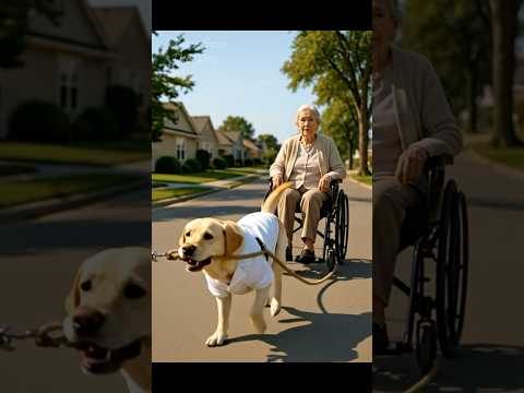 Labrador Retriever Dog Saves An Old Lady From A Heart Attack #animal #pet #shorts