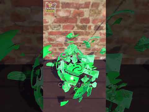 Breaking glass bottles Sprunki ! Crushing Crunchy and Soft things #shorts #experiment #asmrsounds