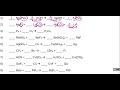 Balancing Chemical Equations Concepts