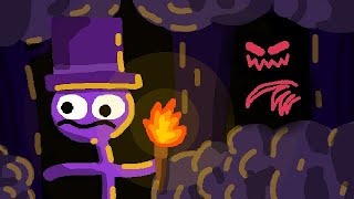 Zombey rennt vor dem Unausweichlichen davon.