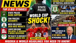 Nigeria News Today | State Police Gains Support | CBN Freezes Terror Accounts | World Cup Shock