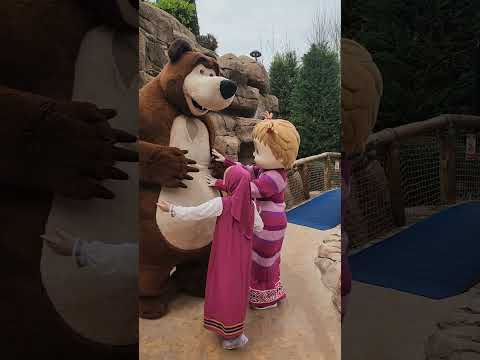 The Bear and Baby Masha😍🧸🍼🍭🌈🧿