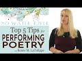 Top Tips for Effective Poetry Performance