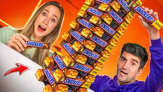 JENGA din 100 de BATOANE DE CIOCOLATA!