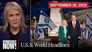 Top U.S. & World Headlines — September 26, 2025