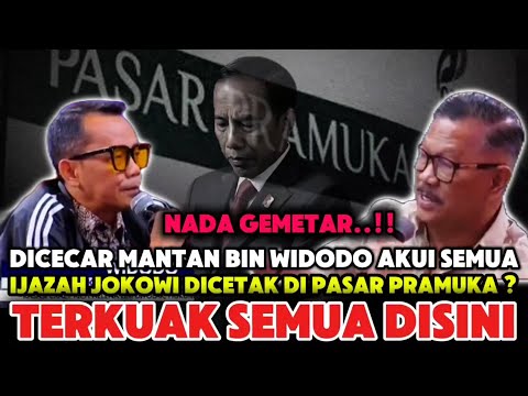 GEMPAR ! WIDODO MENGAKU IJAZAH MULYONO DIBUAT DI PASAR PRAMUKA?