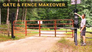 New Entrance Fence and Gate Cleanup