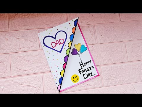 How to make Father's day card | Easy & beautiful Father's day greeting card | Father's day gift