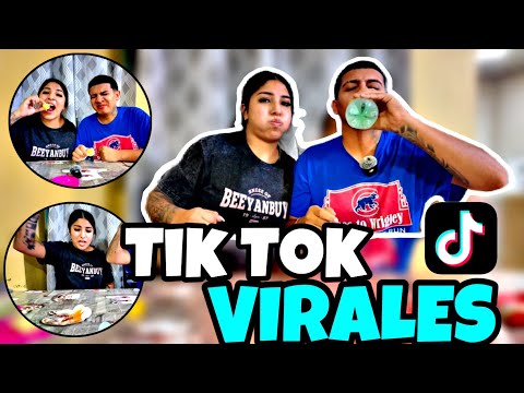 HACEMOS RETOS VIRALES DE TIK TOK😬 / TERMINA MAL🤢