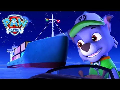 Rocky salva a Seal Island de ser atingida por um cargueiro! | Patrulha Pata | PAW Patrol