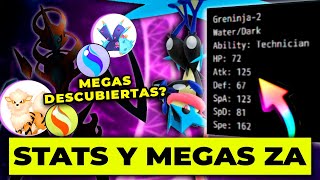 SE FILTRAN STATS Y HABILIDADES DE LAS NUEVAS MEGAEVOLUCIONES DE POÉMON LEYENDAS ZA! - pachi66