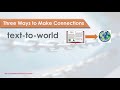 Making Connections in Reading