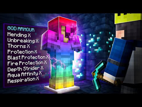 HOW I OBTAINED THE GOD ARMOUR in Minecraft Hardcore...