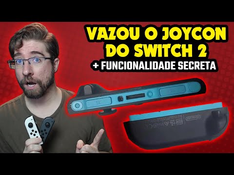 VAZOU o JOYCON do SWITCH 2 em site chinês e bate com os rumores