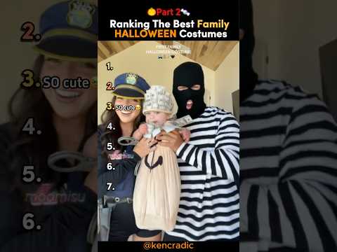 Ranking The Best FAMILY Halloween Costumes 🎃✨(Part 2) #tiktokviral #halloween2025