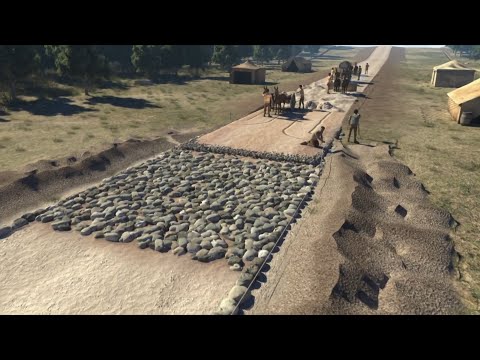 La construcción de las vías romanas. Spanish version.