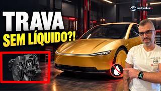 O Tesla Cybercab trava SEM líquido. É este o futuro?