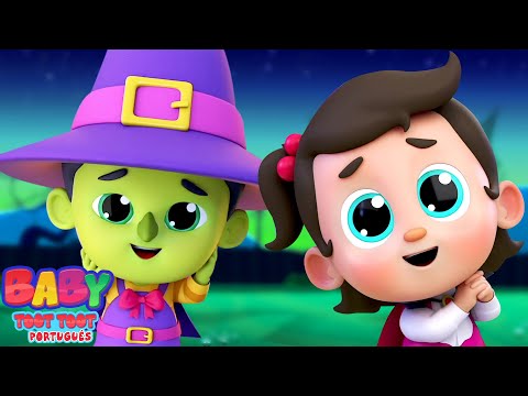 Baby Toot Toot Monstrinhos Rimas de Halloween e Músicas Infantis