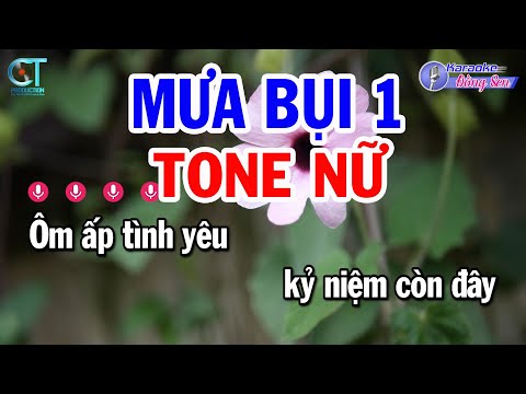 Karaoke Mưa Bụi 1 Tone Nữ ( Cm ) Nhạc Sống Mới Nhất || Karaoke Đồng Sen