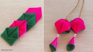 Beautiful blouse fabric latkan | Fabric latkan making| Simple and easy method