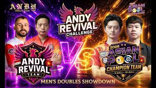 TRỰC TIẾP | TEAM ANDY REVIVAL VS TEAM ASIAN POOL CHAMPION | ANDY REVIVAL