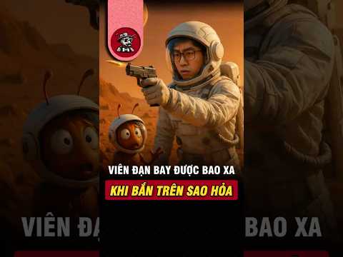Điều Gì Xảy Ra Khi Bắn Súng Trên Sao Hỏa? 🔫 #shorts #kiếnsĩ