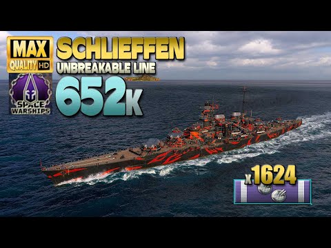 Battleship Schlieffen dominates the  quot Unbreakable line quot    World of Warships