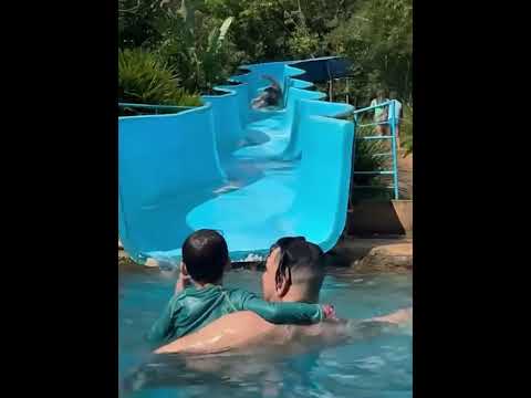 Funny water slide #funny #funnyvideo #funnymoments #fyp