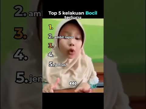 Top 5 Kelakuan Bocil Terlucu😂