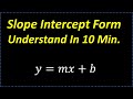 Mastering Slope Intercept Form in 10 Minutes