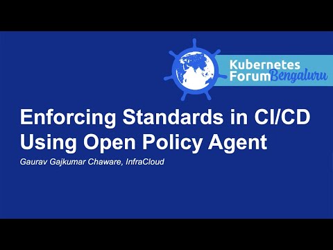 Enforcing Standards in CI/CD Using Open Policy Agent