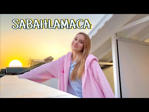 Sabahlamaca. Okul Öncesi Son Sabahlamaca Vlog. Ecrin Su Çoban