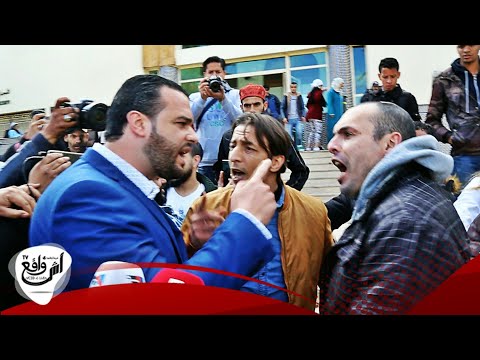 كلمة عاش الشعب تثير غضب الزروالي...شجار و ملاسنات وصياح عاش الملك...