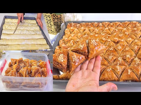 جديد 2022 أسهل معسلة ممكن توجدي لرمضان بطريقة مختصرة بشكل جميل سريعة بحشوة قتصادية معلكة كمية كثييرة
