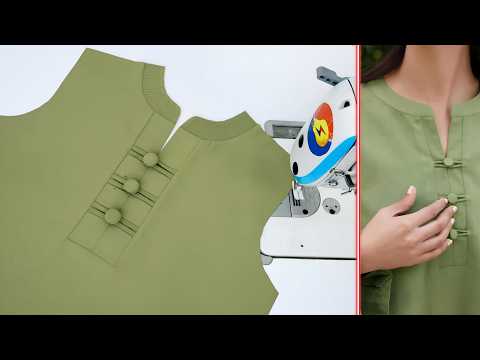 New and Amazing Techniques for Cutting and Sewing Beautiful Kurti Collar Neck Designs