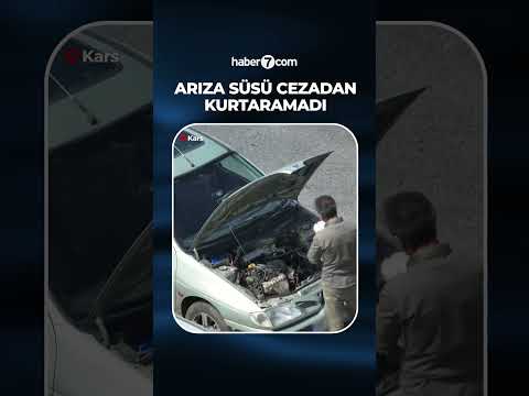 🚨 Aracına arıza süsü verip durdu, ehliyetsiz çıktı
