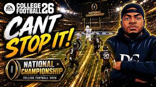 National Championship vs A DEMON! I Cant Stop Him!