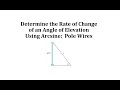 Understanding the Rate of Change of Angle Theta