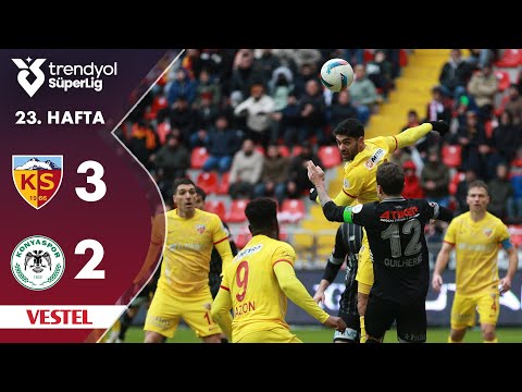 Vestel | Kayserispor (3-2) Konyaspor - Highlights/Özet | Trendyol Süper Lig - 2024/25