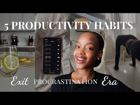 How To Be Productive | Beat Laziness and Procrastination | Life-Changing Habits*