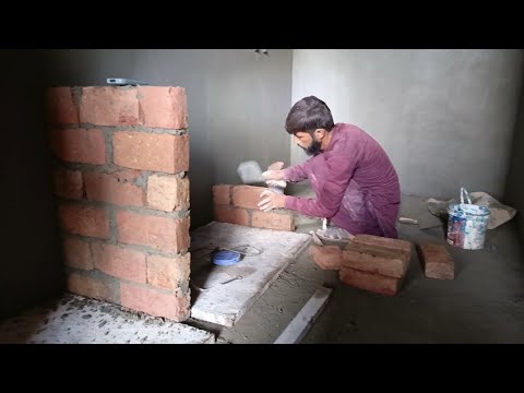 Kitchen Table Installation | Kitchen Slab Reinforcement | Kitchen Top | Rcc Kitchen Slab 🏡