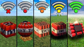 MINECRAFT pero con DIFERENTES Wi-Fi 😱