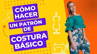 Aprende a realizar un patrón de costura básico #costura #coser #sewing #sew #costurafacil